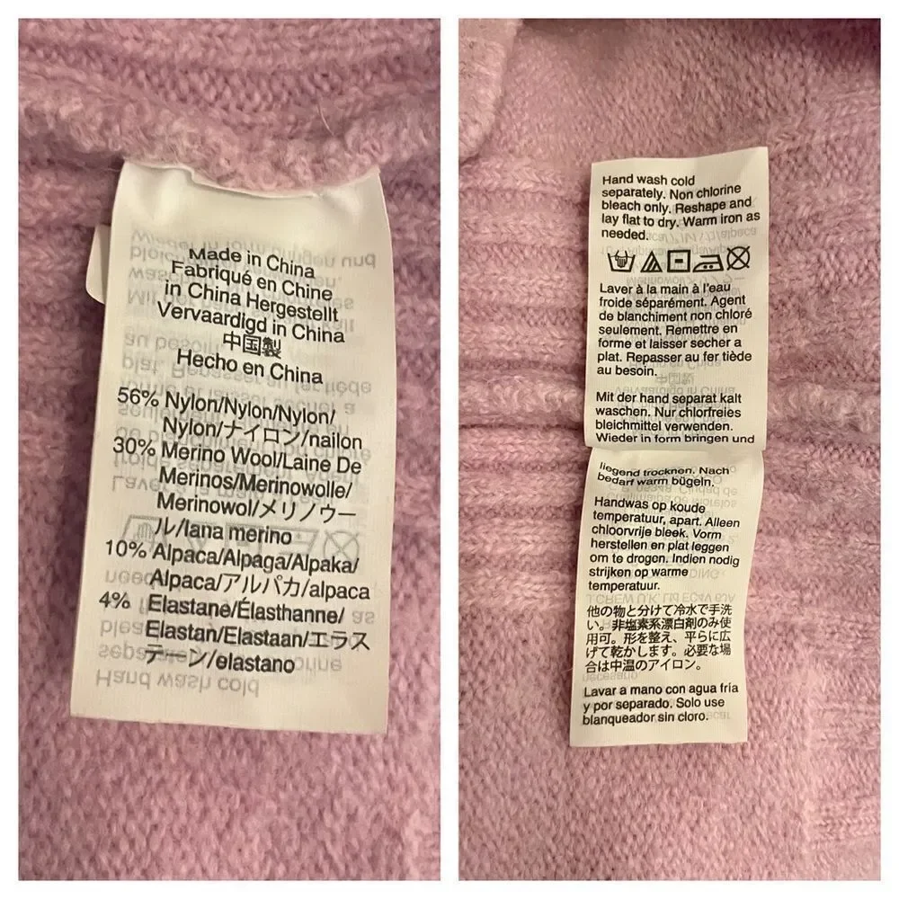 J. Crew Point Sur mock neck sweater in supersoft yarn. Size XS.